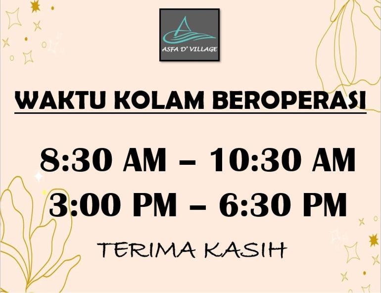 Asfa D Village - Resort - Homestay - Family Room Kemasik Exterior foto